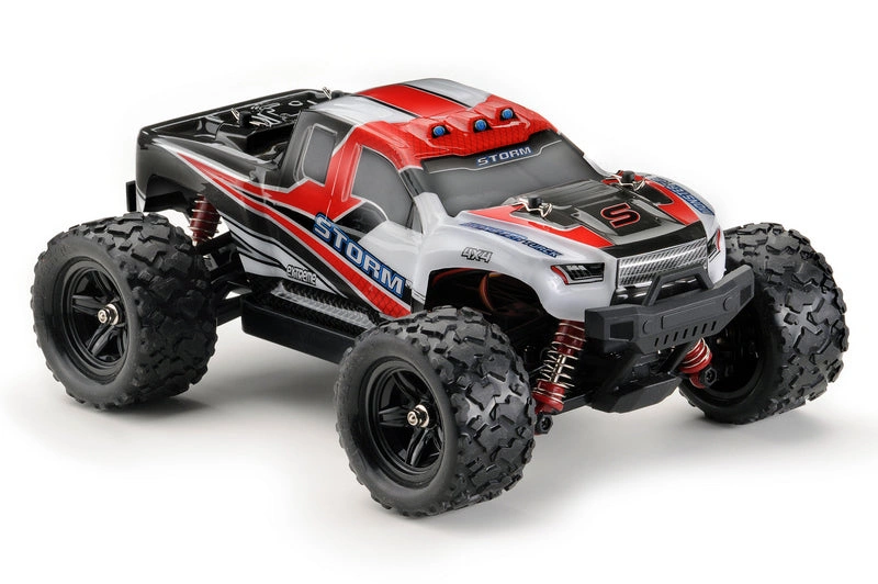 Absima Storm 1/18 Red Monster Truck: Unleash the Beast Inside You! Tiny Terror, Massive Fun!